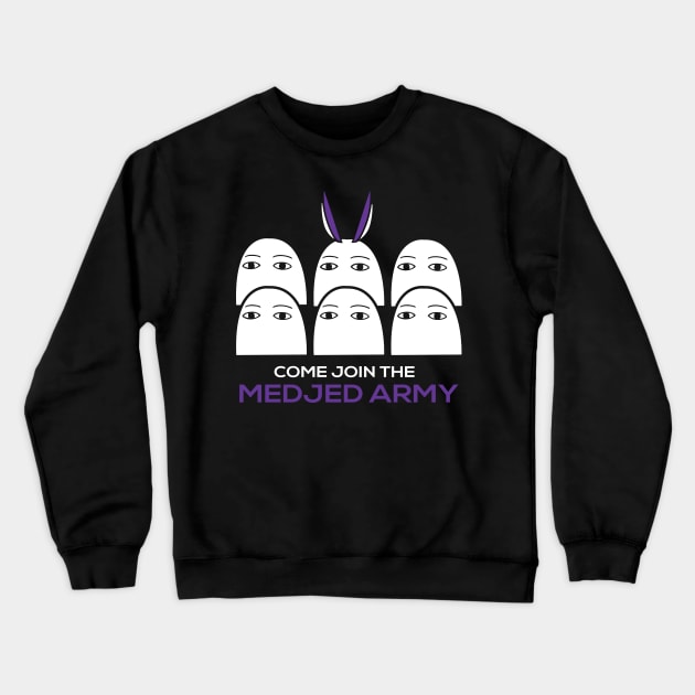 Medjed Army Crewneck Sweatshirt by merch.x.wear